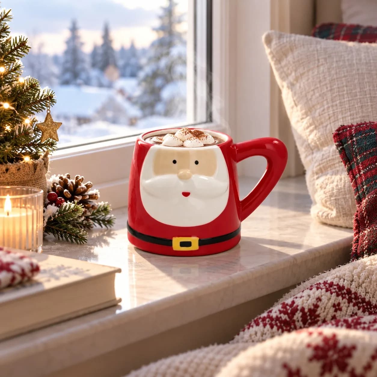 Tasses de thé – mug père noël festif